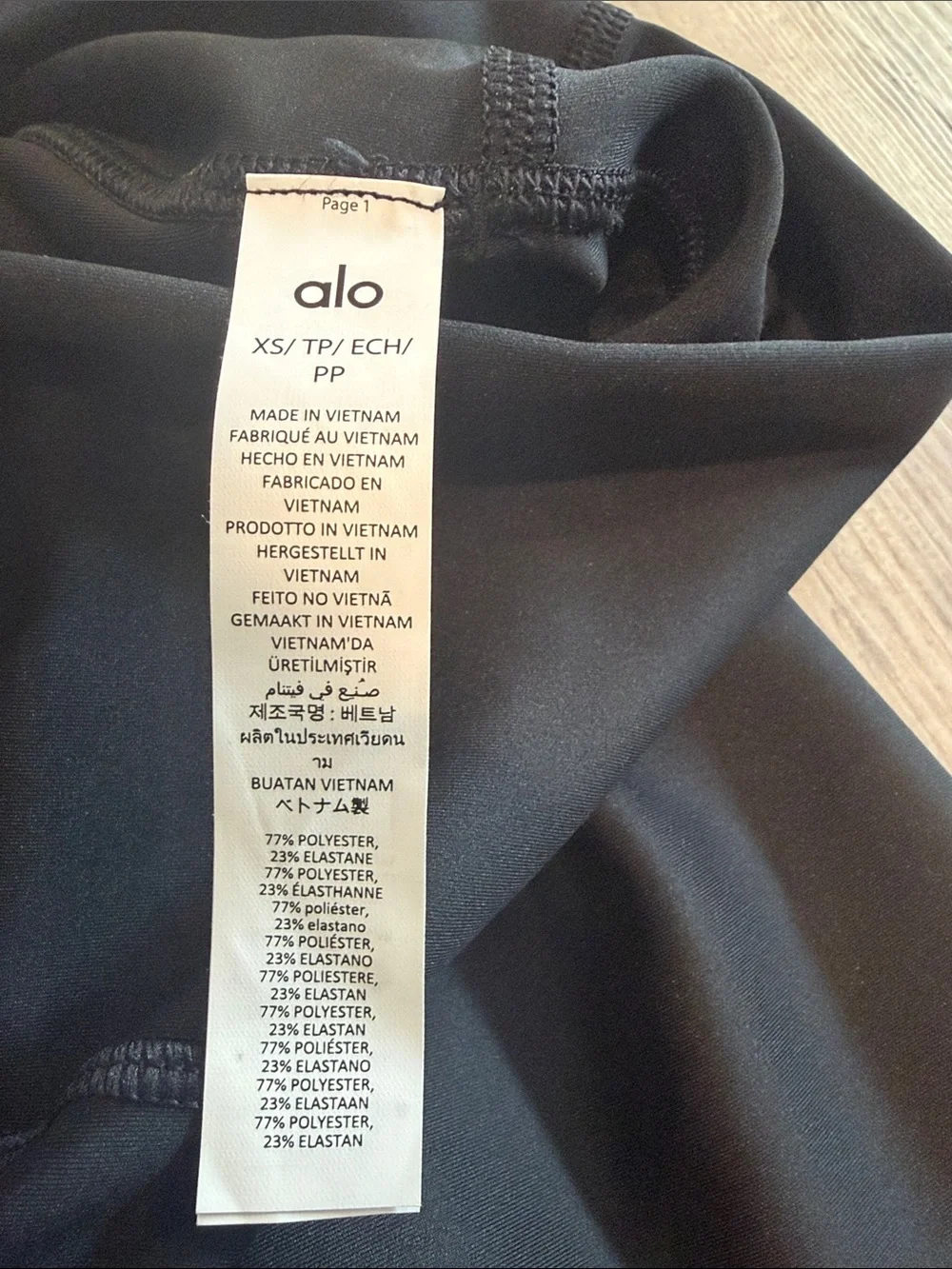 Alo Yoga Black High-Waist Airlift Legging